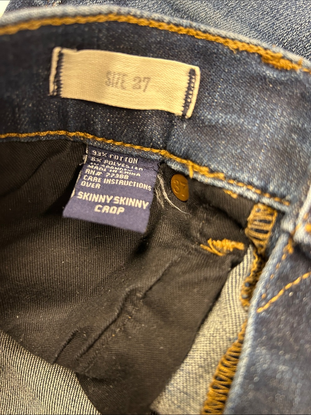 Madewell Indigo Skinny Jeans - Picture 2 of 9